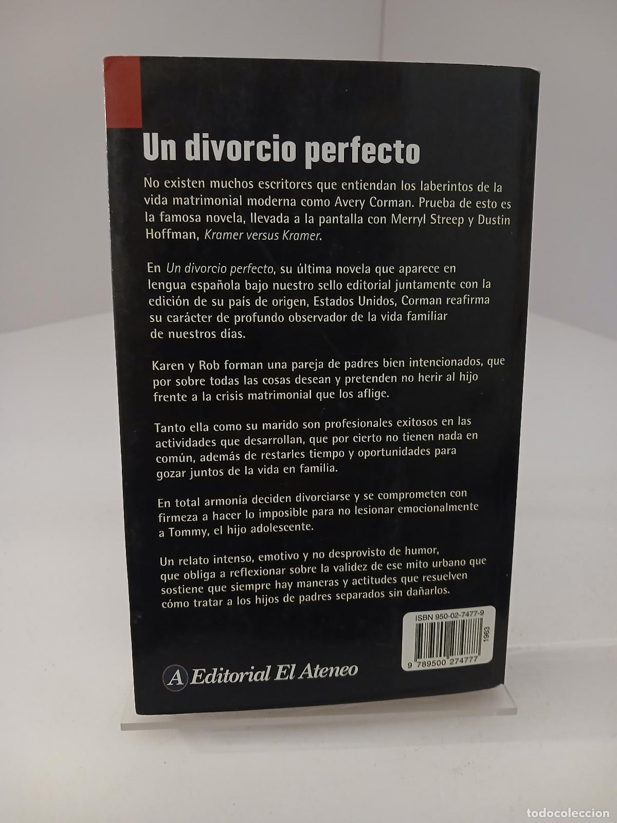 Libros de segunda mano: Un Divorcio Perfecto - Avery Corman - Foto 2