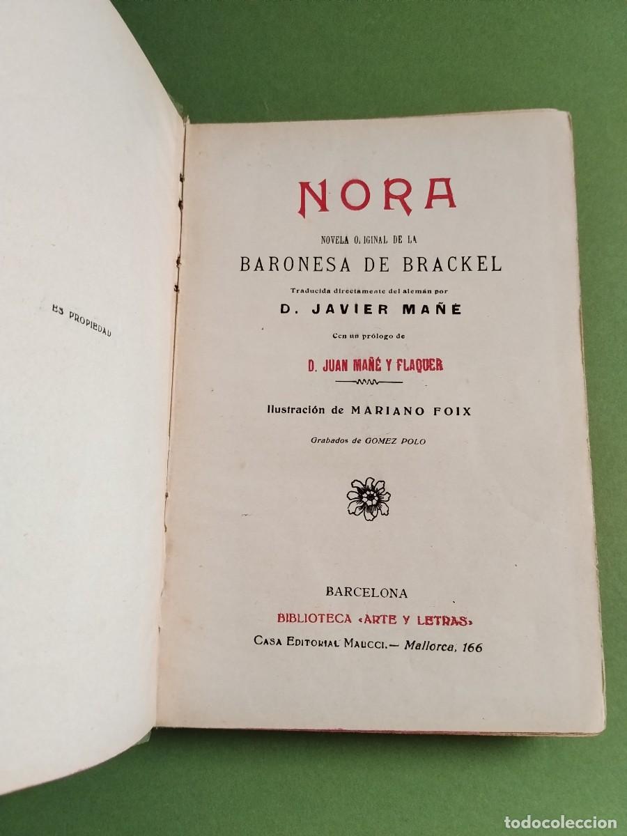 Libros de segunda mano: NORA - Baronesa de Brackel - Foto 4