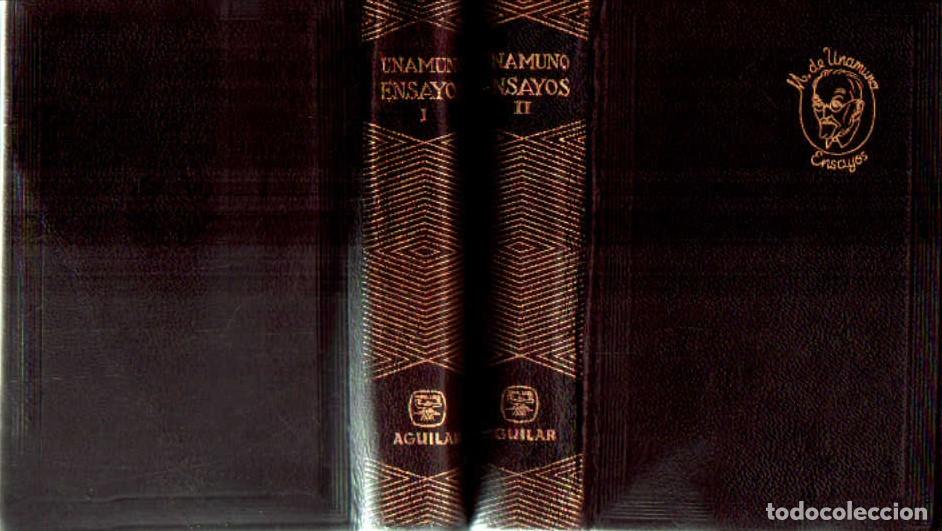 Libros de segunda mano: UNAMUNO, ENSAYOS. COLECCI&Oacute;N JOYA (2 TOMOS). A-AGUIJOYA-058