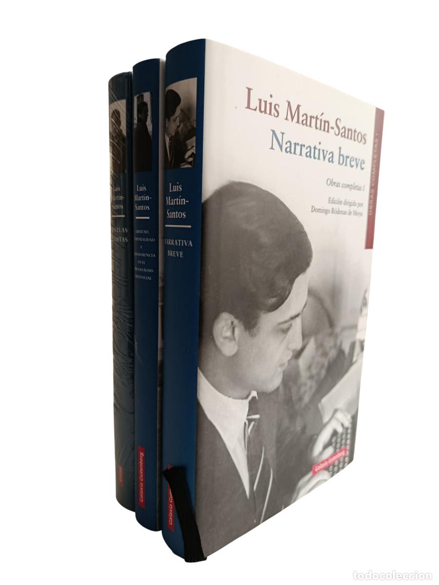 Libros de segunda mano: LUIS MART&Iacute;N SANTOS. OBRAS COMPLETAS. 3 TOMOS. GALAXIA GUTEMBERG. 2024