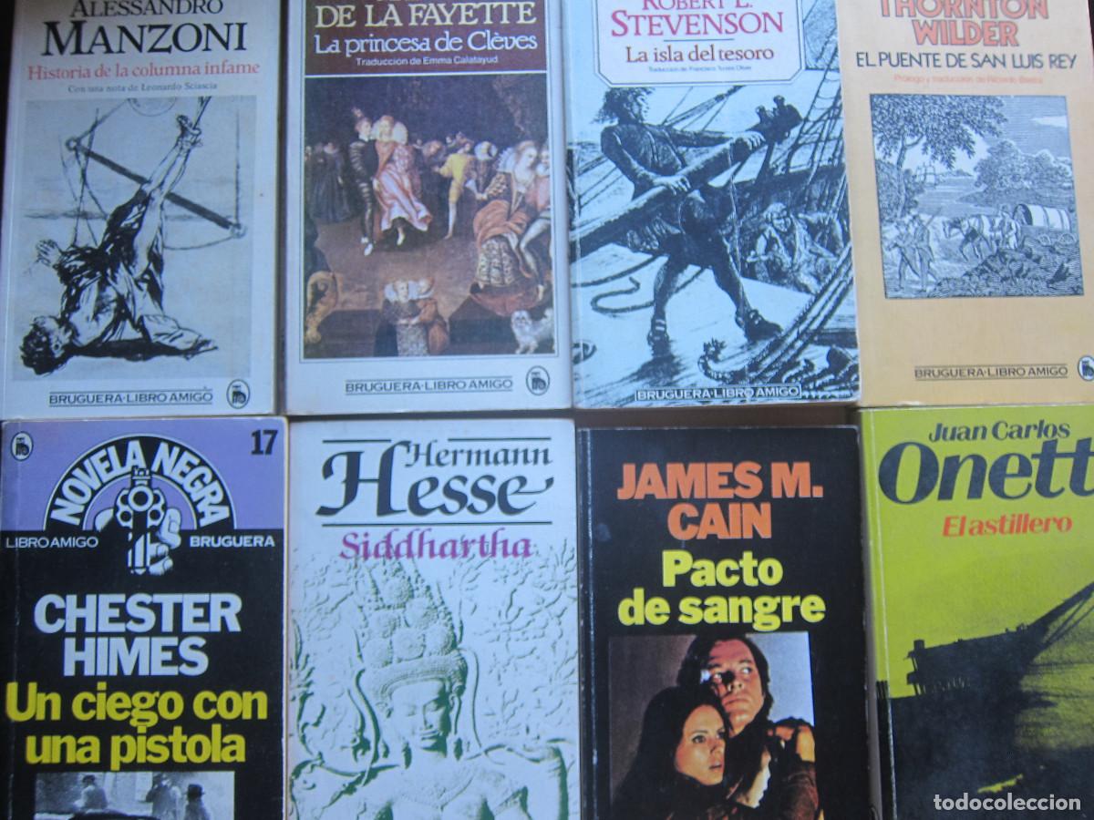 Libros de segunda mano: PACK BRUGUERA - HIMES, MANZONI, ONETTI, ALBERTI, HESSE, STEVENSON, M.CAIN..(BRUGUERA) 10 UD. NOVELAS