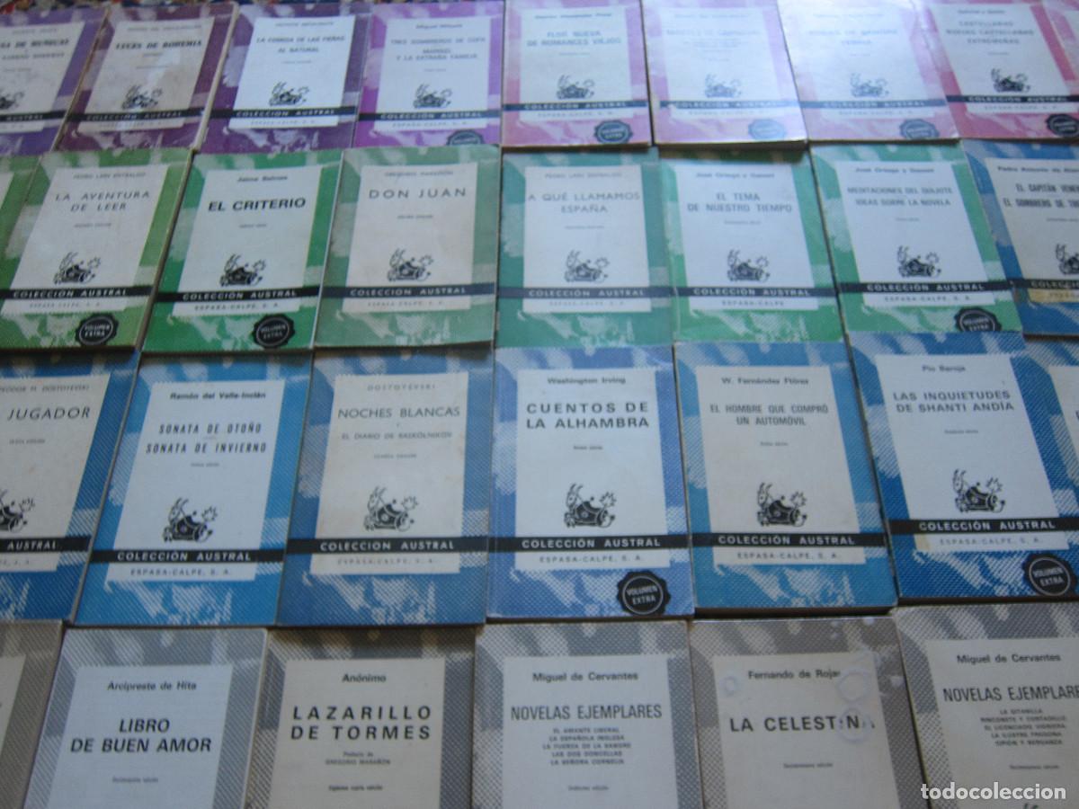 Libros de segunda mano: PACK AUSTRAL - LORCA, ORTEGA, LONDON, VALLE, IRVING, MIHURA, LA&Iacute;N... (AUSTRAL) 36 UD. NOVELAS ENSAYO
