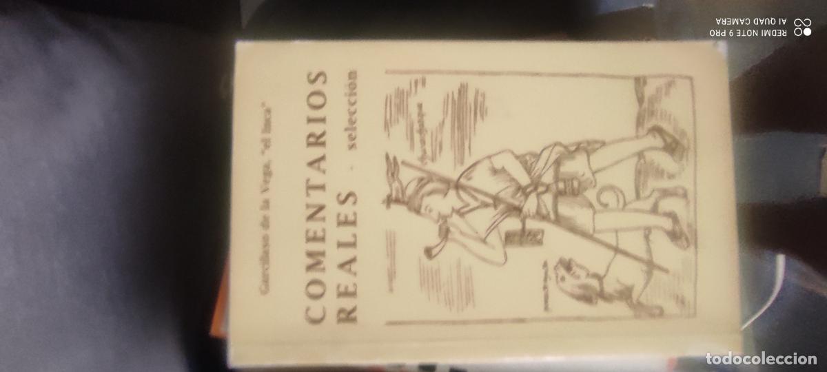 Libros de segunda mano: SELECCION COMENTARIOS REALES - GARCILASO DE LA VEGA &rdquo;EL INCA&rdquo;