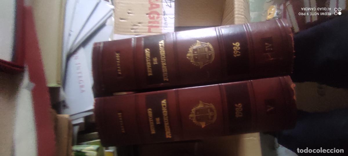 Libros de segunda mano: Repertorio de Jurisprudencia, 1986, 2 vol l