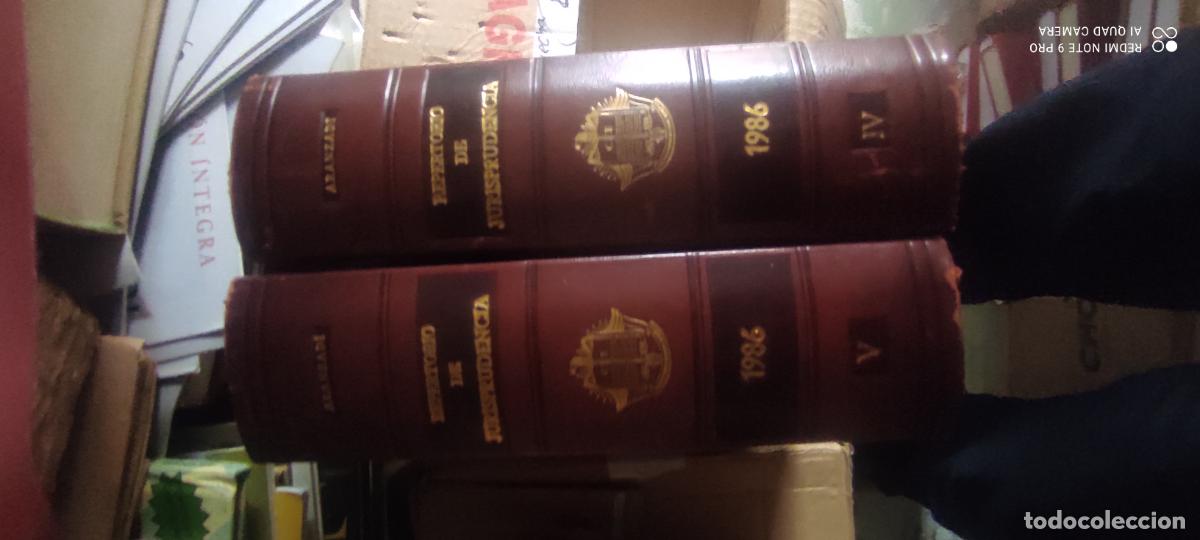 Libros de segunda mano: Repertorio de Jurisprudencia, 1986, 2 vols l