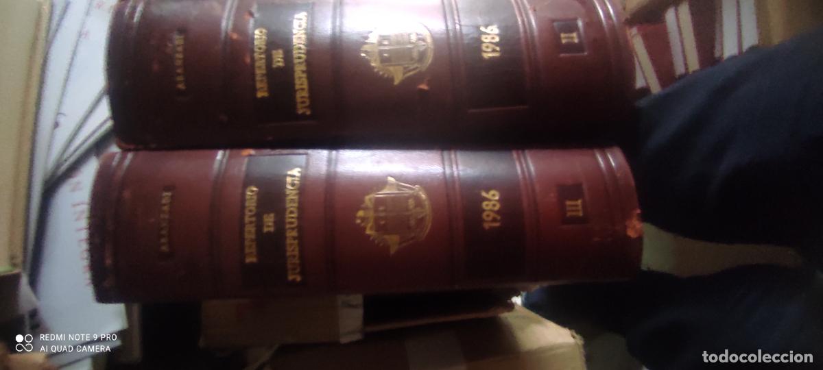 Second hand books: Repertorio de Jurisprudencia, 1986, 2 vols l