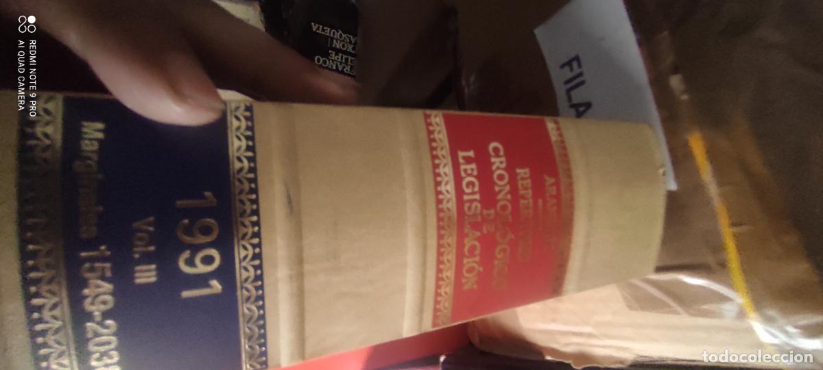 Libros de segunda mano: Repertorio Cronol&oacute;gico de Legislacion, 1991