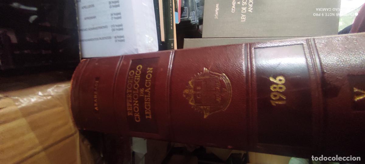 Gebrauchte B&uuml;cher: Repertorio Cronol&oacute;gico de Legislacion, 1986