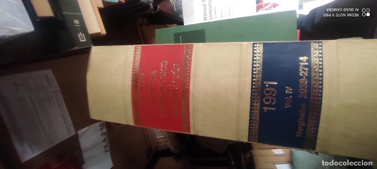 Gebrauchte B&uuml;cher: Repertorio Cronol&oacute;gico de Legislacion, 1991