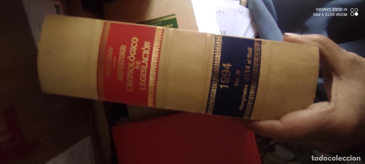 Libros de segunda mano: Repertorio Cronol&oacute;gico de Legislacion, 1994