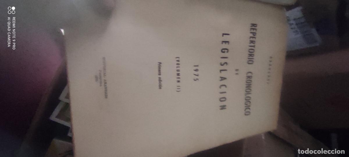 Libros de segunda mano: Repertorio cronol&oacute;gico de legislaci&oacute;n, 1975