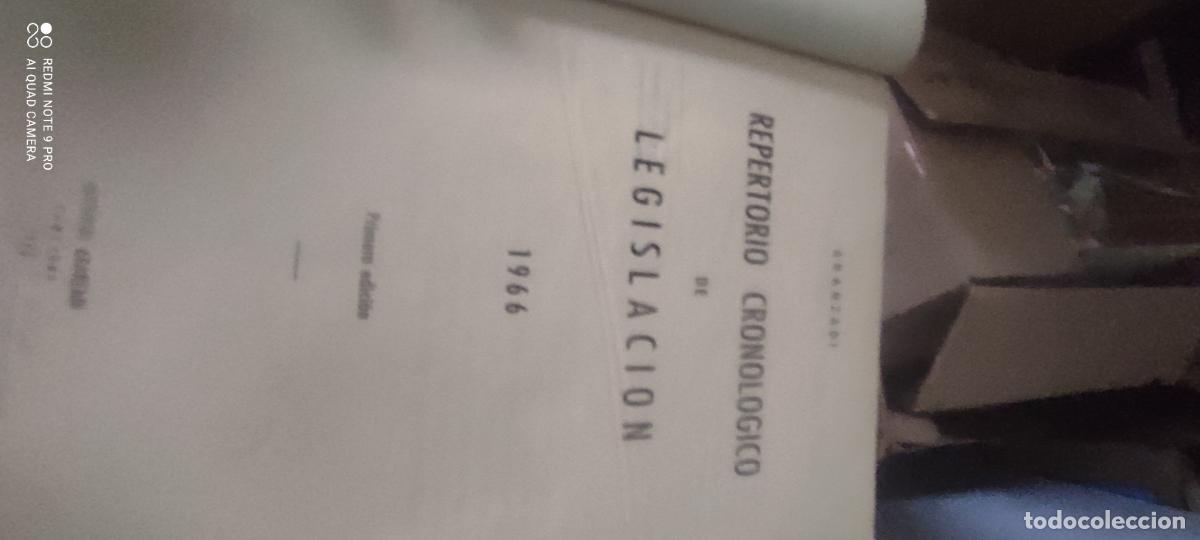 Libros de segunda mano: Repertorio cronol&oacute;gico de legislaci&oacute;n, 1966 l