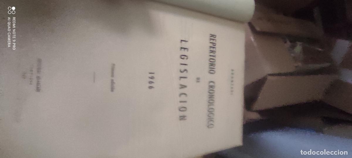 Libros de segunda mano: Repertorio cronol&oacute;gico de legislaci&oacute;n, 1966 l