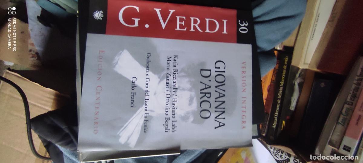 Libros de segunda mano: Giovanna d'Arco. G. Verdi. Versi&oacute;n &iacute;ntegra. Edici&oacute;n Centenario