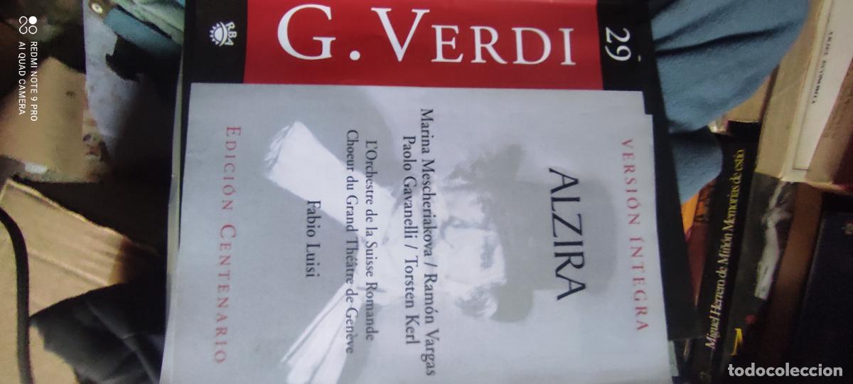 Libros de segunda mano: Alzira. G. Verdi. Versi&oacute;n &iacute;ntegra. Edici&oacute;n Centenario