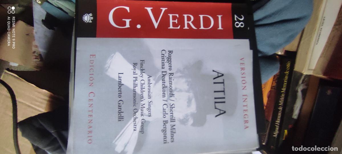 Libros de segunda mano: Attila. G. Verdi. Versi&oacute;n &iacute;ntegra. Edici&oacute;n Centenario