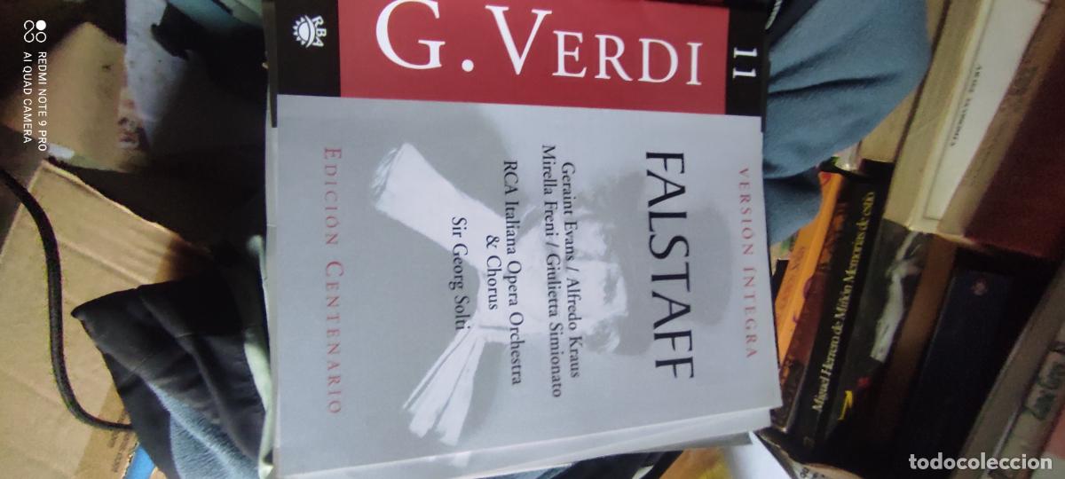Libros de segunda mano: Falstaff. G. Verdi. Versi&oacute;n &iacute;ntegra. Edici&oacute;n Centenario