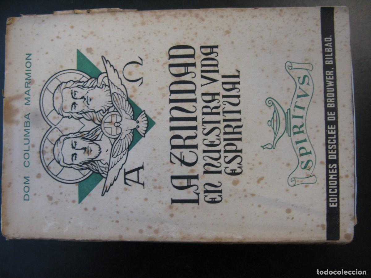 Libros de segunda mano: La Trinidad en nuestra vida espiritual Dom Columba Marmion Descl&eacute;e De Brouwer