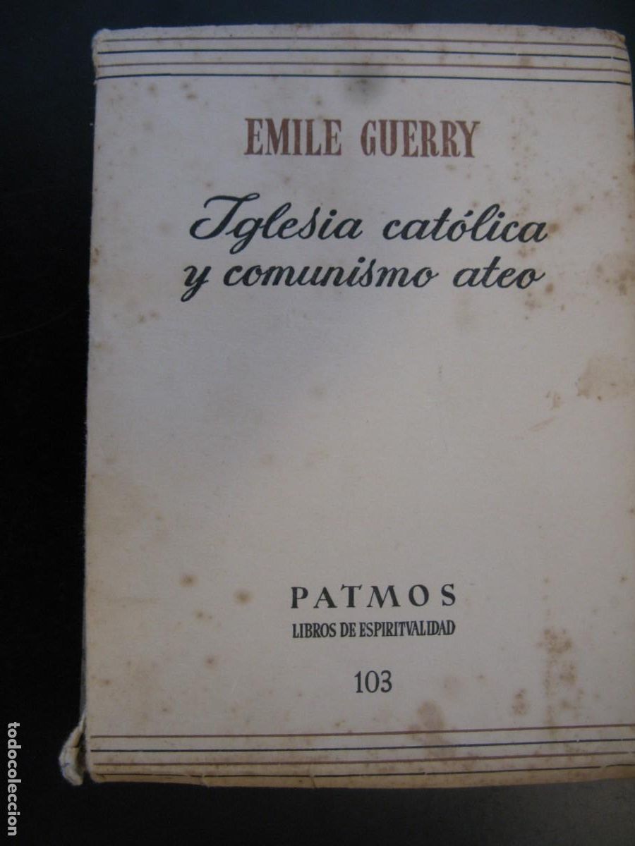 Gebrauchte B&uuml;cher: IGLESIA CAT&Oacute;LICA Y COMUNISMO ATEO - EMILE GUERRY
