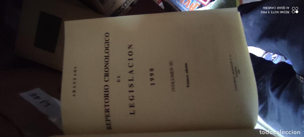 Libros de segunda mano: Repertorio cronol&oacute;gico de legislaci&oacute;n, 90 l