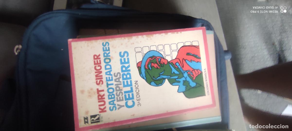Libros de segunda mano: SABOTEADORES Y ESPIAS CELEBRES - KURT SINGER