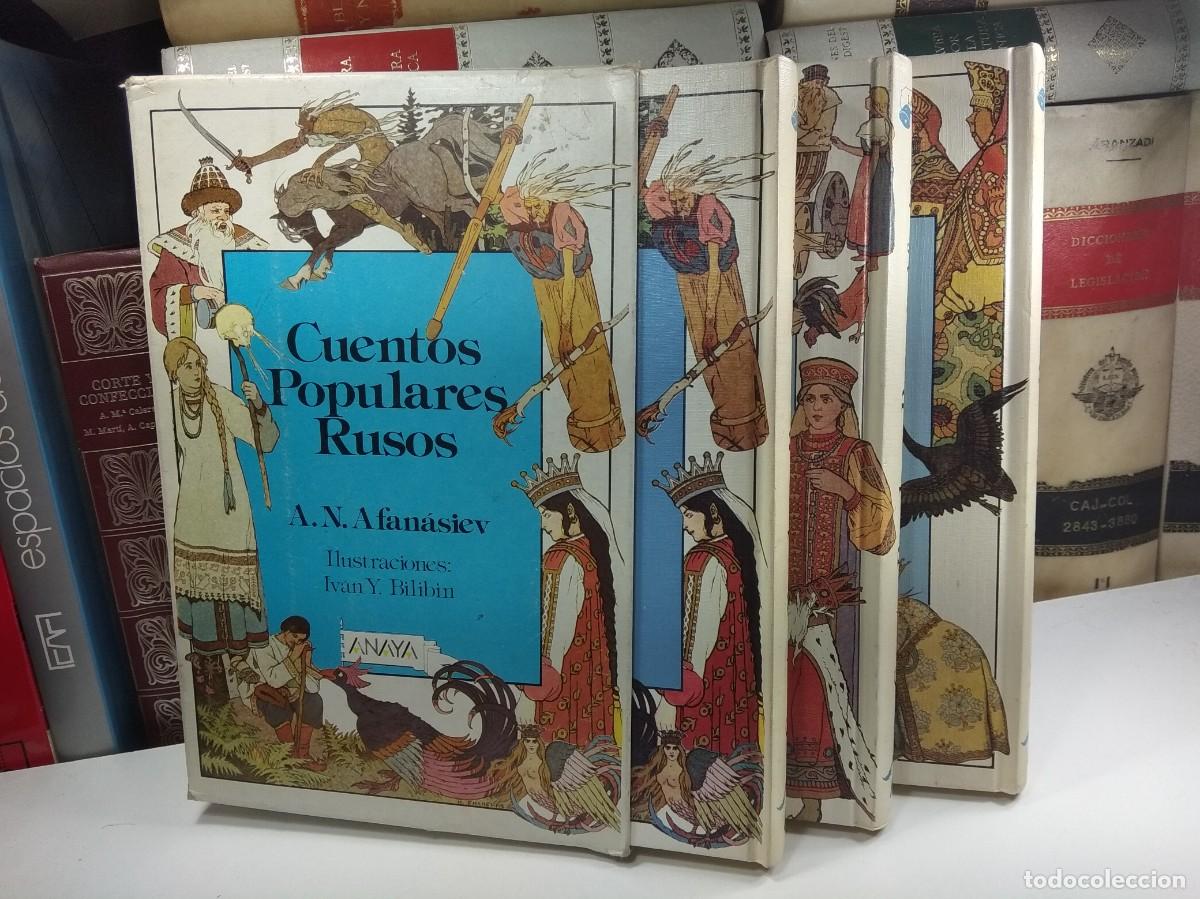 Libros de segunda mano: CUENTOS POPULARES RUSOS. Vol&uacute;menes I-II-III EN SU CAJA ESTUCHE: OBRA COMPLETA. Por A.N. AFAN&Aacute;SIEC.