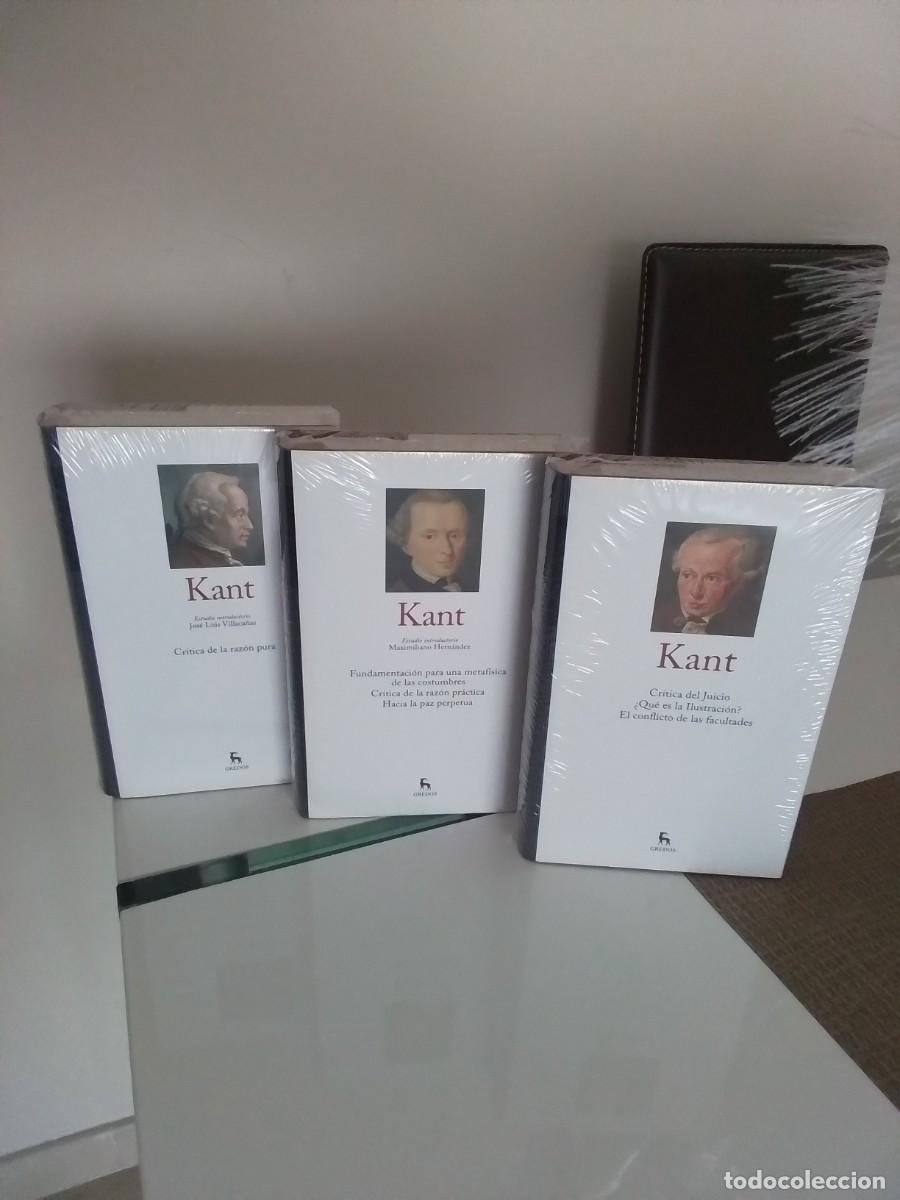 Libros de segunda mano: Kant. Biblioteca Grandes Pensadores Gredos. Obra completa. 3 tomos. Precintados. Tapa dura