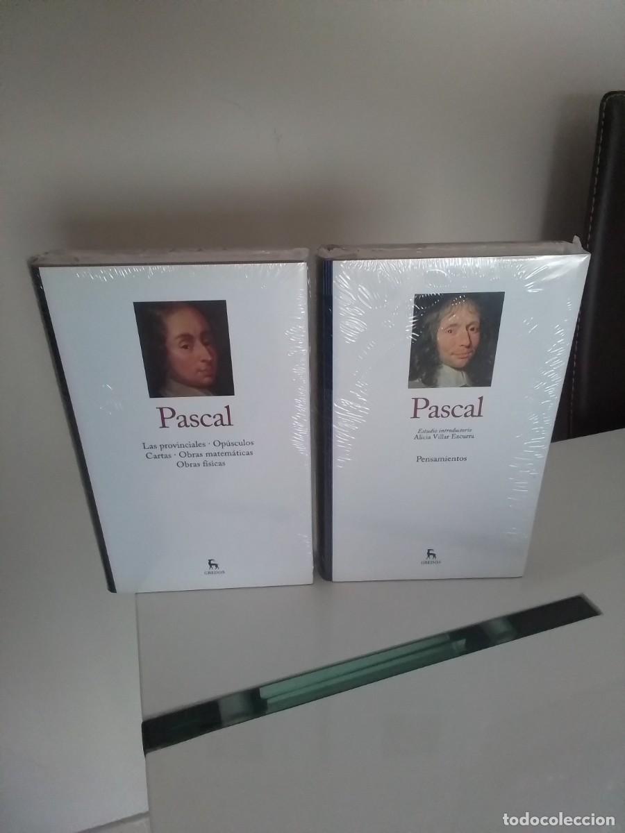 Libros de segunda mano: Pascal. Biblioteca Grandes Pensadores Gredos. Obra completa. 2 tomos. Precintados. Tapa dura.