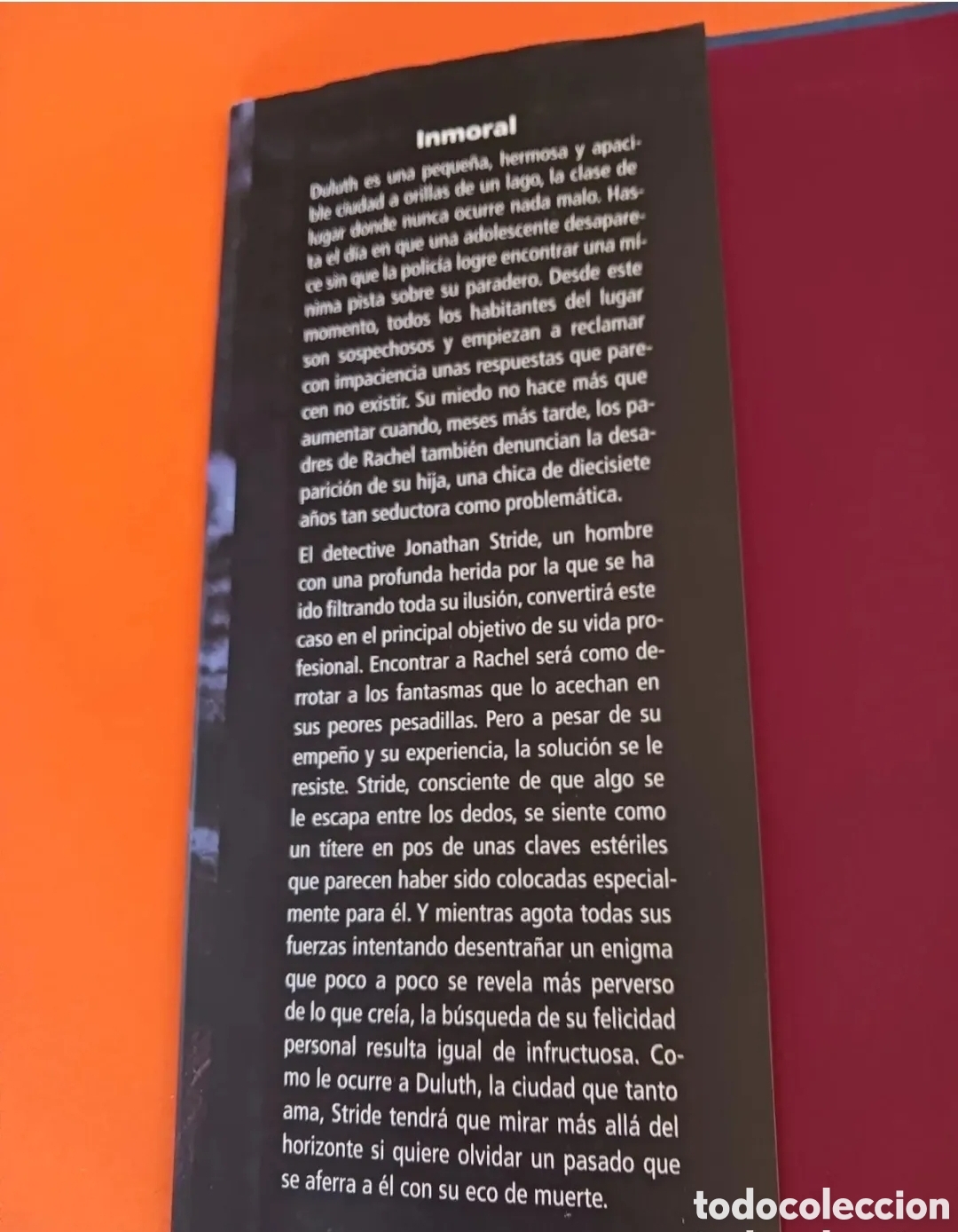 Libros de segunda mano: Libro, INMORAL. BRIAN FREEMAN. - Foto 3