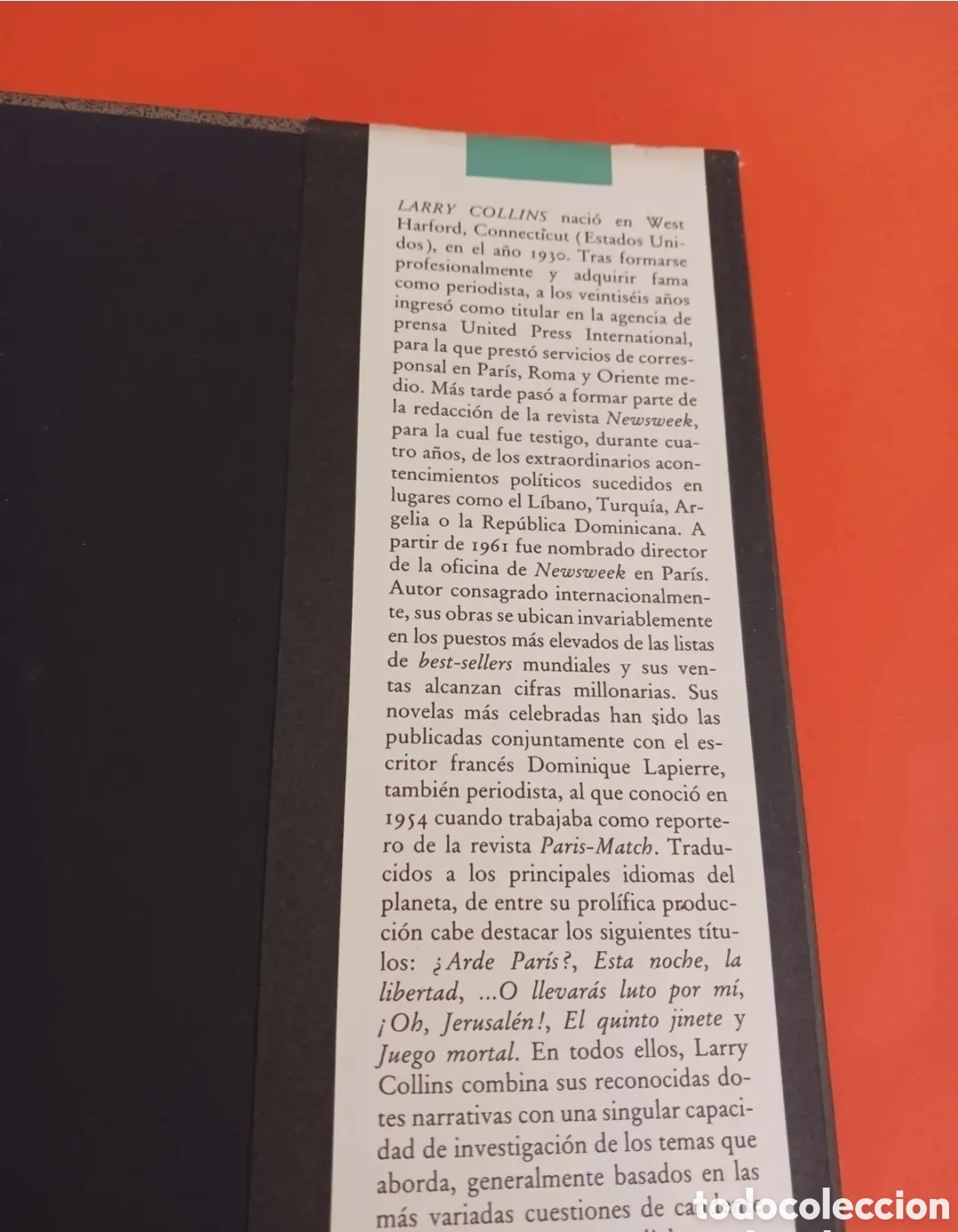 Libros de segunda mano: Libro, LABERINTO. LARRY COLLINS. - Foto 4