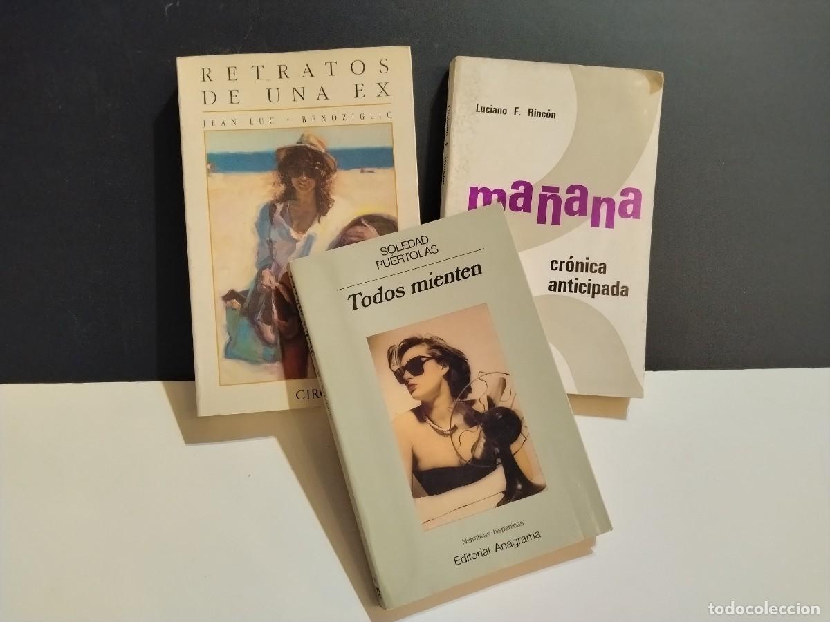 Livres d'occasion: LOTE 3 LIBROS ( MA&Ntilde;ANA-TODOS MIENTEN-RETRATOS DE UNA EX).VER FOTOS