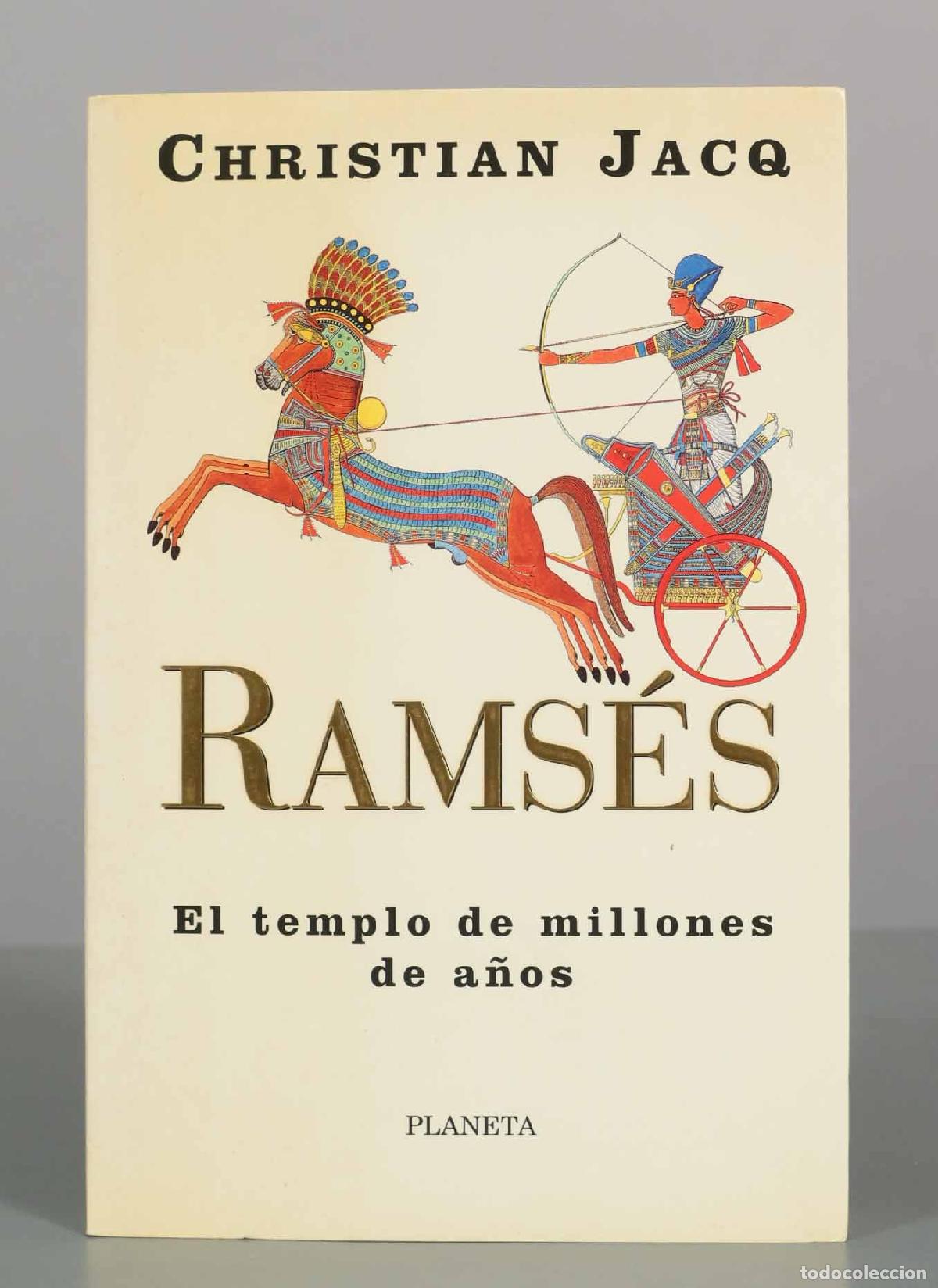 Libros de segunda mano: Rams&eacute;s: El templo de millones de a&ntilde;os - Christian Jacq - Editorial Planeta