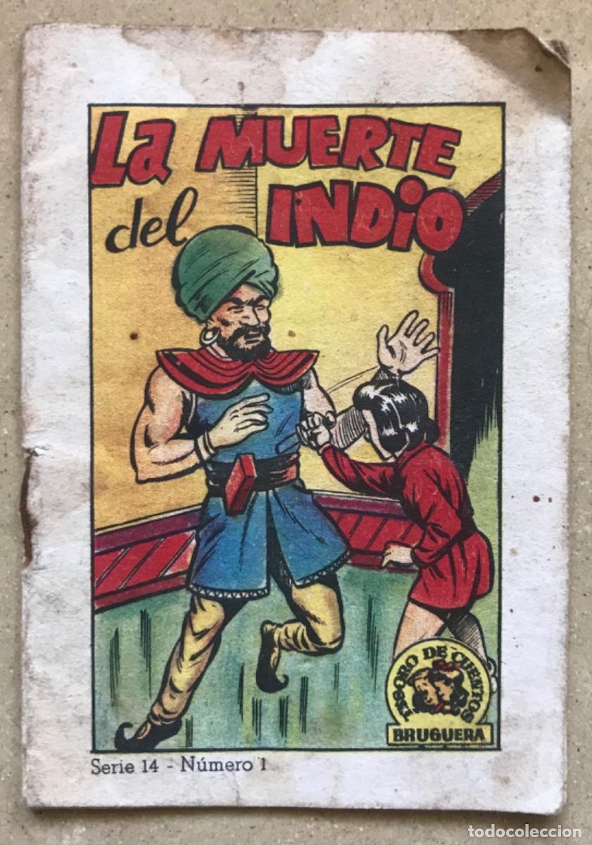 Libros de segunda mano: LA MUERTE DEL INDIO - TESORO DE CUENTOS, BRUGUERA