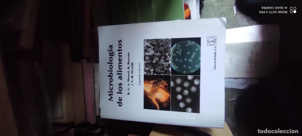 Libros de segunda mano: D.A.A. MOSSEL, B. MORENO GARC&Iacute;A Microbiolog&iacute;a de los alimentos