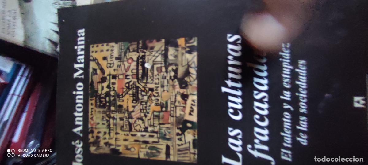Libros de segunda mano: JOS&Eacute; ANTONIO MARINA. LAS CULTURAS FRACASADAS .ANAGRAMA