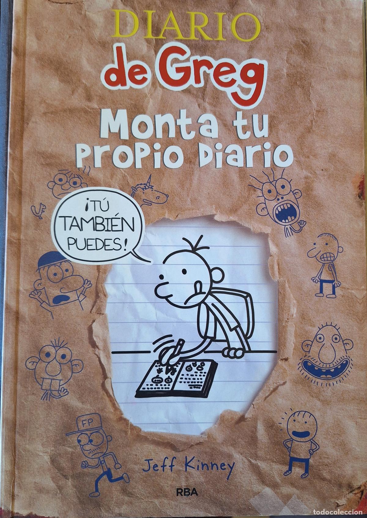 Libros de segunda mano: DIARIO DE GREG. MONTA TU PROPIO DIARIO. - KINNEY, Jeff.