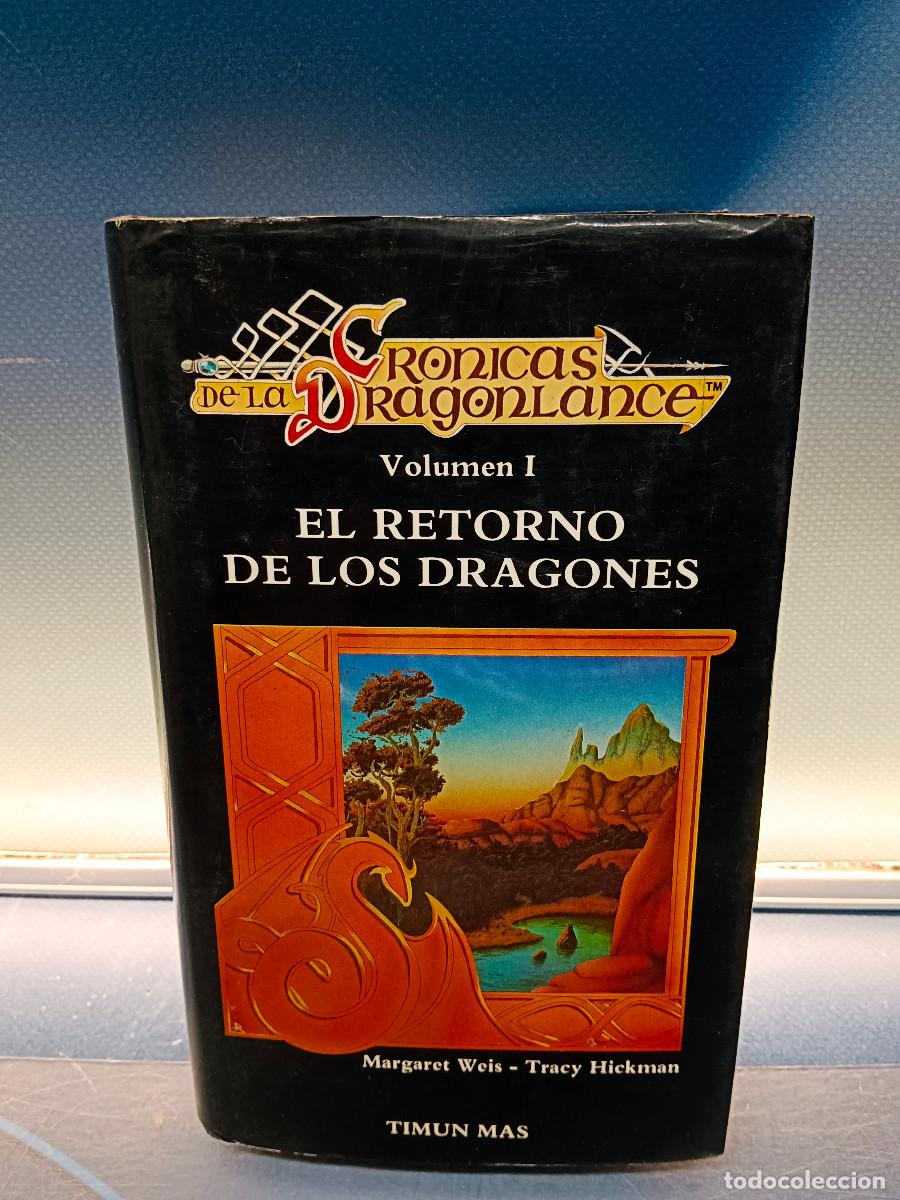 Libros de segunda mano: Libro, volumen 1, CR&Oacute;NICAS DE LA DRAGONLANCE EL RETORNO DE LOS DRAGONES de MARGARET WEIS