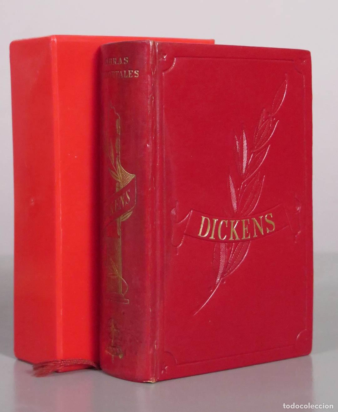 Libros de segunda mano: Obras inmortales: Papeles p&oacute;stumos del club Pickwick. Historia en dos ciudades. DICKENS EDAF 1968