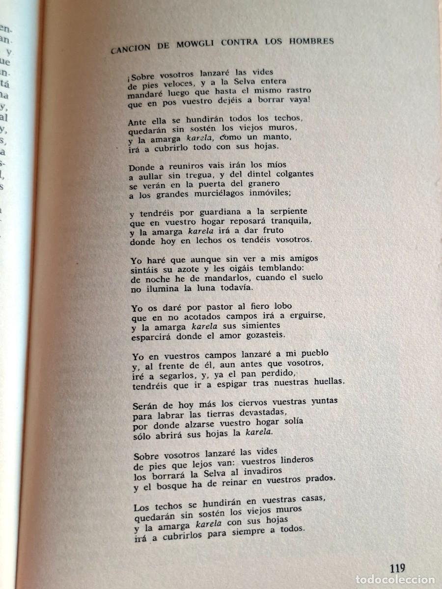 Libros de segunda mano: NOVELA CLASICA &rdquo;EL LIBRO DE LA SELVA&rdquo; - RUDYARD KIPLING - Foto 4