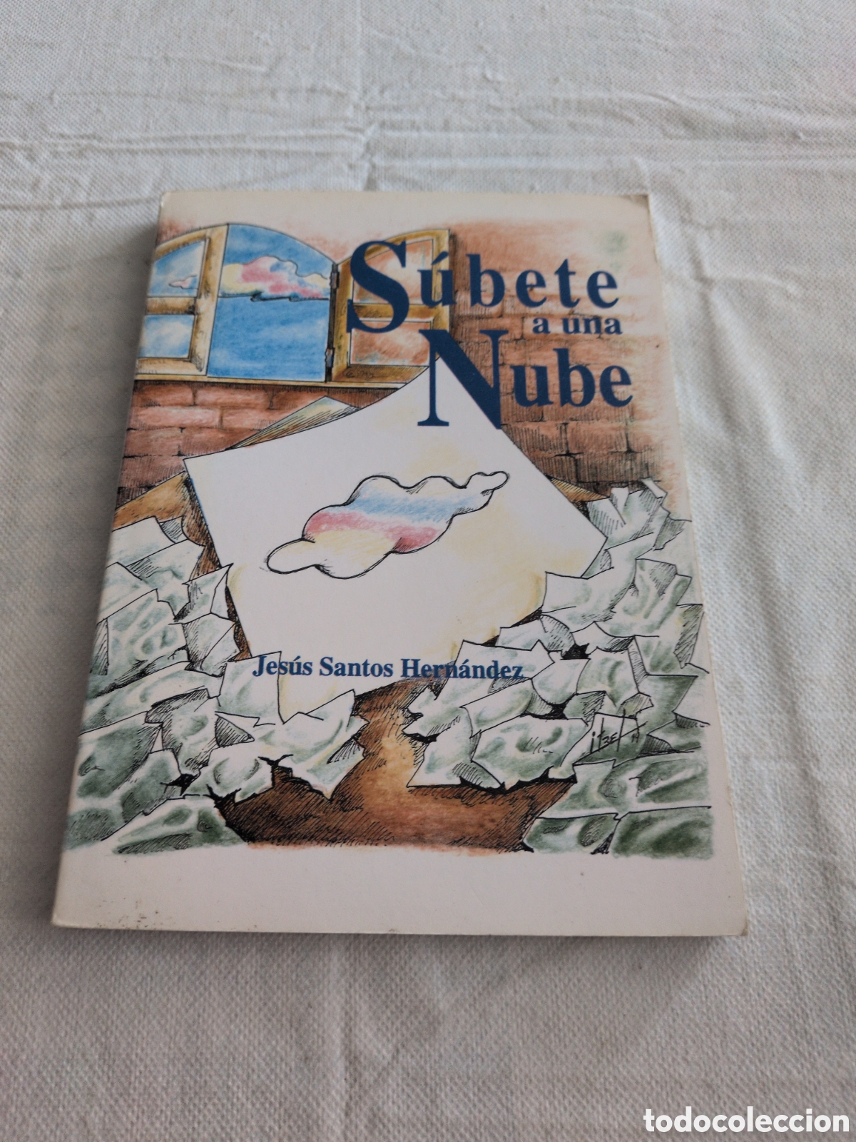 Second hand books: S&uacute;bete a una nube - Jes&uacute;s Santos Hern&aacute;ndez. FIRMADO POR AUTOR