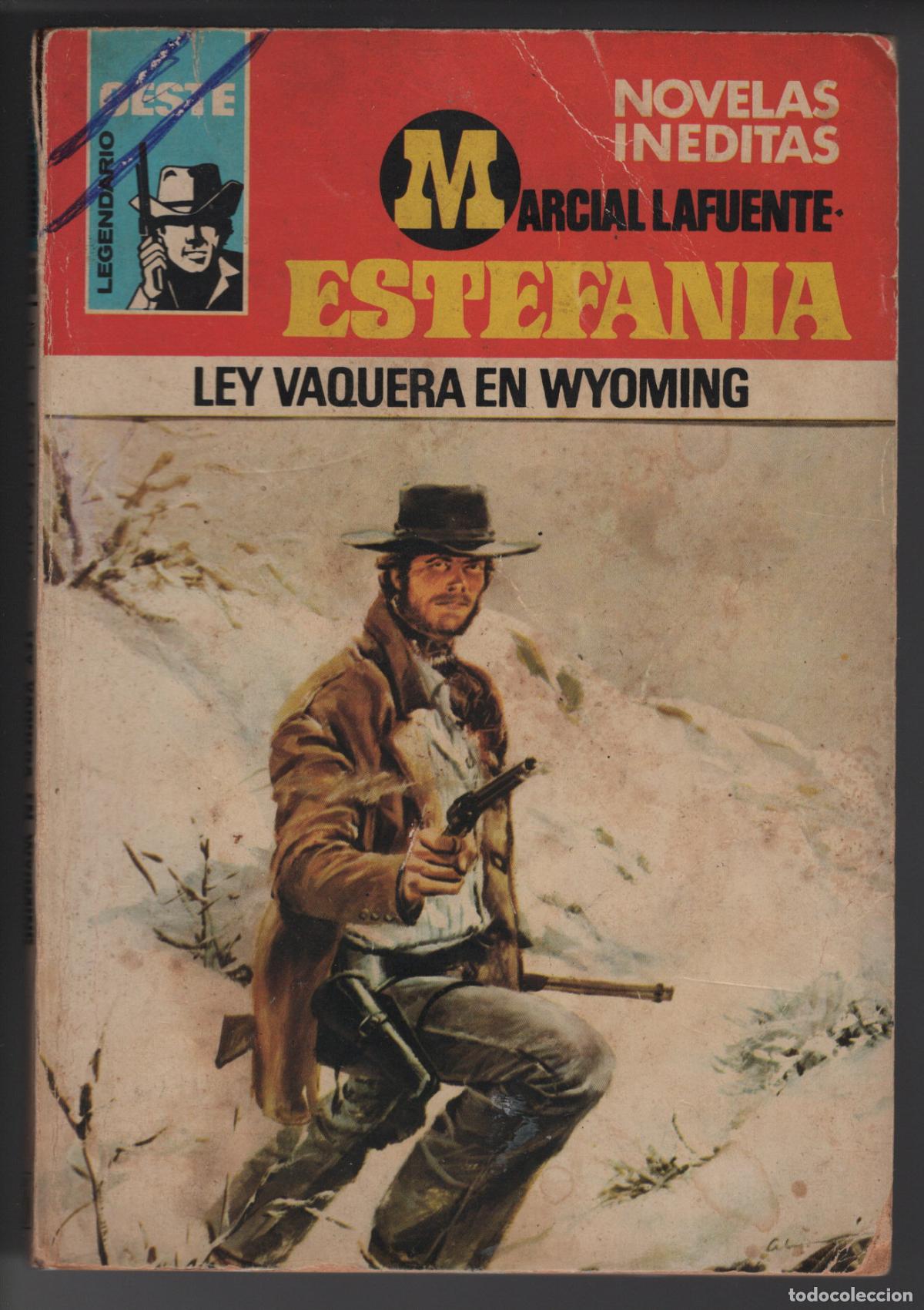 Libros de segunda mano: OESTE LEGENDARIO 668- LEY VAQUERA EN WYOMING - ESTEFANIA - BOLSILIBRO BRUGUERA