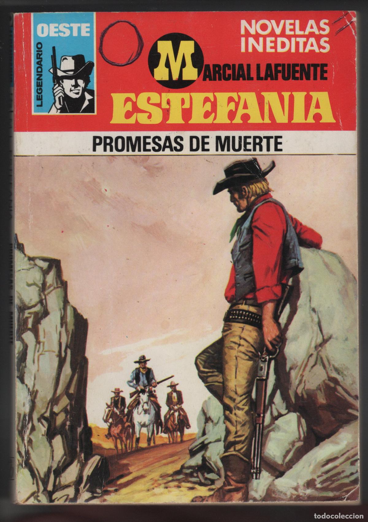 Libros de segunda mano: OESTE LEGENDARIO 657- PROMESAS DE MUERTE - ESTEFANIA - BOLSILIBRO BRUGUERA