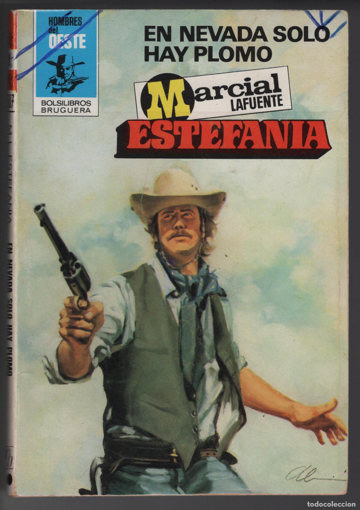 Libros de segunda mano: HOMBRES DEL OESTE 507 - EN NEVADA SOLO HAY PLOMO - ESTEFANIA - BOLSILIBRO BRUGUERA