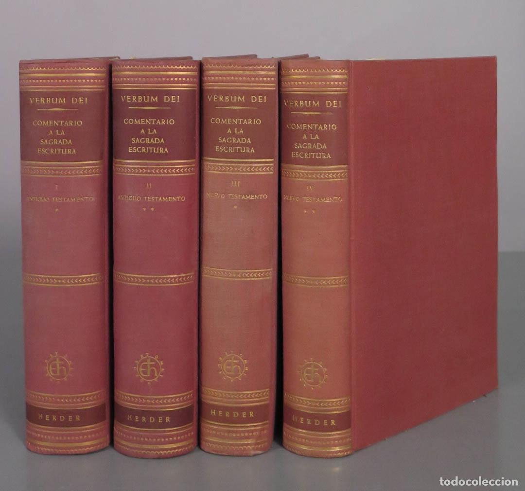 Gebrauchte B&uuml;cher: Verbum Dei: Comentario a la Sagrada Escritura - B. Orchard, E. F. Sutcliffe, R. C. Fu 4 TOMOS