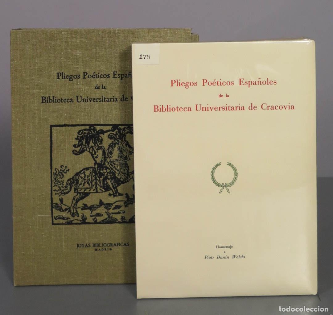 Livros em segunda m&atilde;o: Pliegos po&eacute;ticos espa&ntilde;oles de la Biblioteca Universitaria de Cracovia - PRECINTADO
