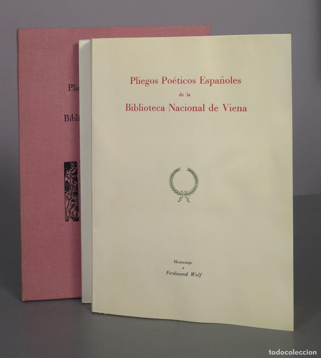 Livros em segunda m&atilde;o: Pliegos po&eacute;ticos espa&ntilde;oles de la Biblioteca Nacional de Viena - Mar&iacute;a Cruz Garc&iacute;a de Enterr&iacute;a