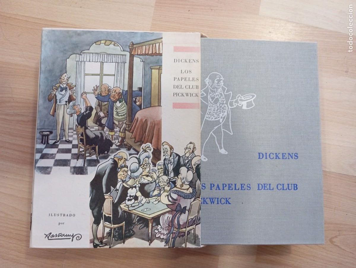 Livres d'occasion: 'Los papeles del club. Pickwick'. Dickens. Ilustrado. 1962.