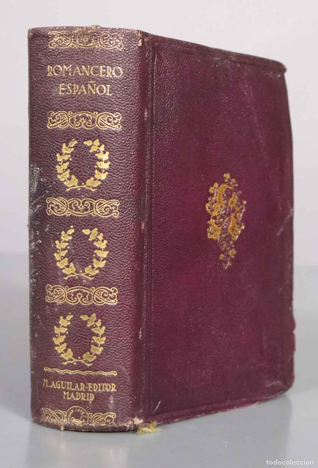 Libros de segunda mano: Romancero espa&ntilde;ol - Luis Santullano - Editorial Aguilar 1934