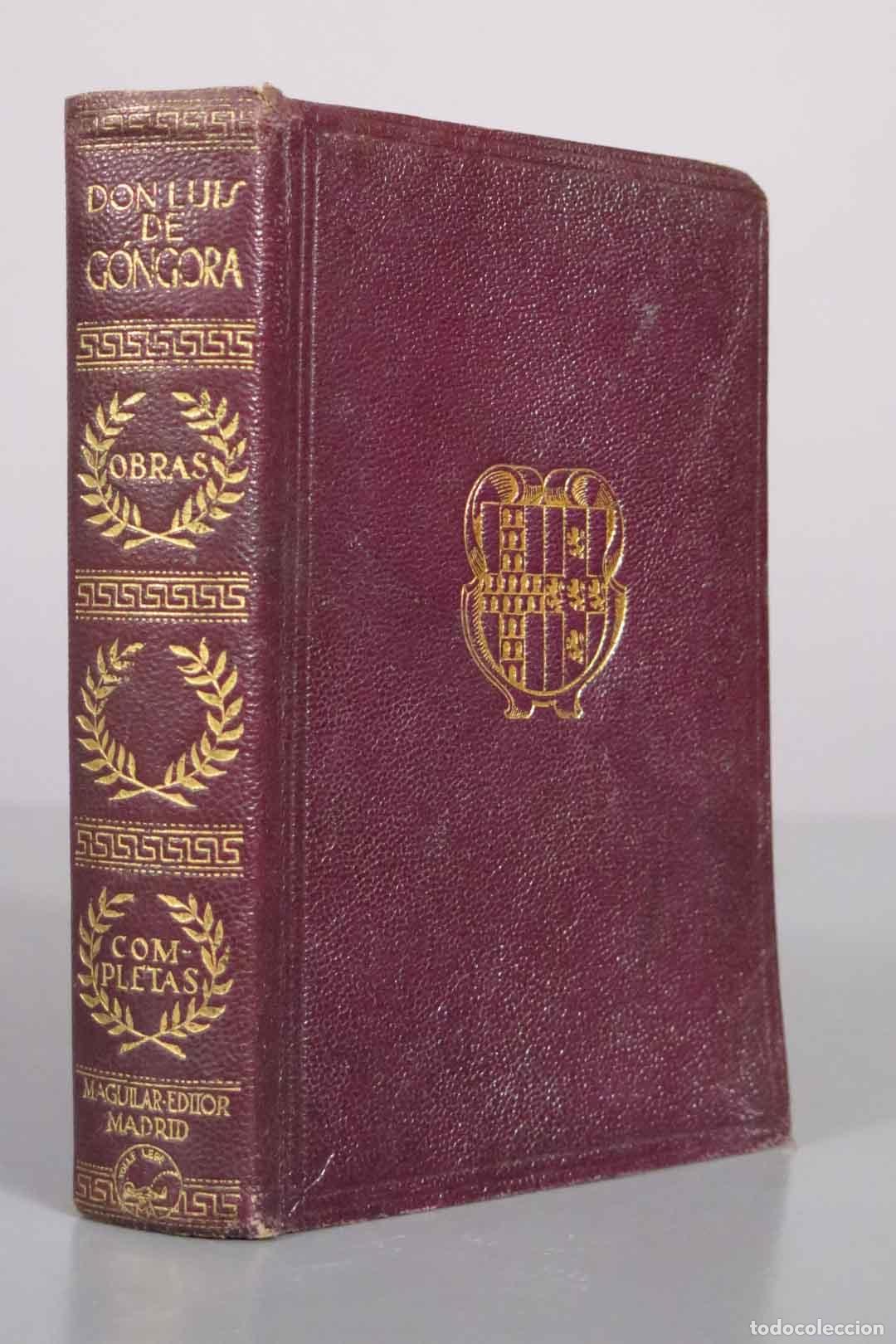 Libros de segunda mano: Obras completas - Don Luis de G&oacute;ngora y Argote - Aguilar