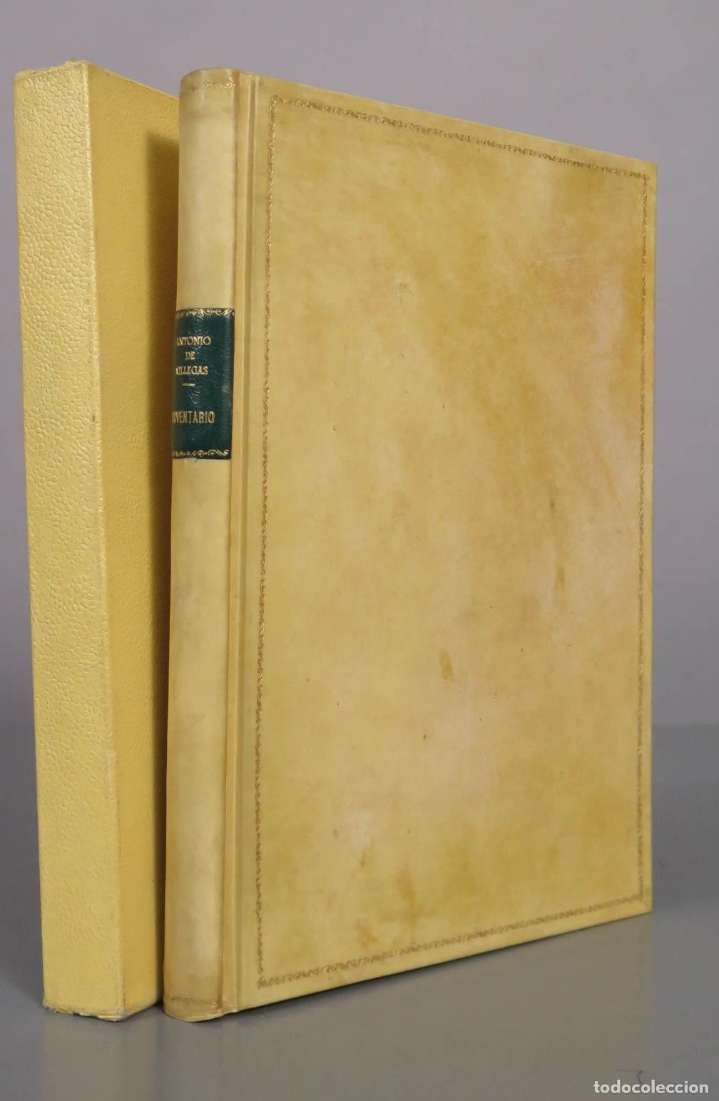 Libros de segunda mano: Inventario - Antonio de Villegas. 1956